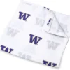 Three Little Anchors College Swaddle Blanket - Washington Huskies