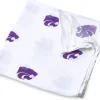 Three Little Anchors College Swaddle Blanket - Kansas State Wildcats