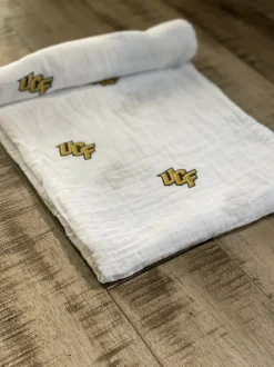 Three Little Anchors College Swaddle Blanket - Central Florida Golden Knights