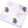 Three Little Anchors College Swaddle Blanket - Kansas Jayhawks