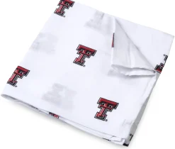 Three Little Anchors College Swaddle Blanket - Texas Tech Red Raiders