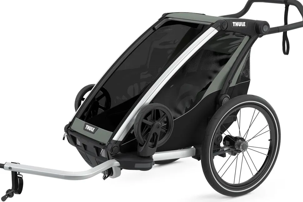 Thule Chariot Lite 1 Single Multisport Trailer + Stroller - Agave