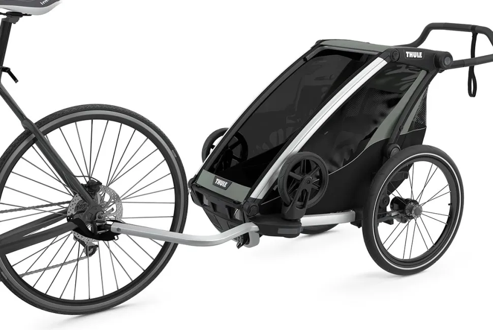 Thule Chariot Lite 1 Single Multisport Trailer + Stroller - Agave