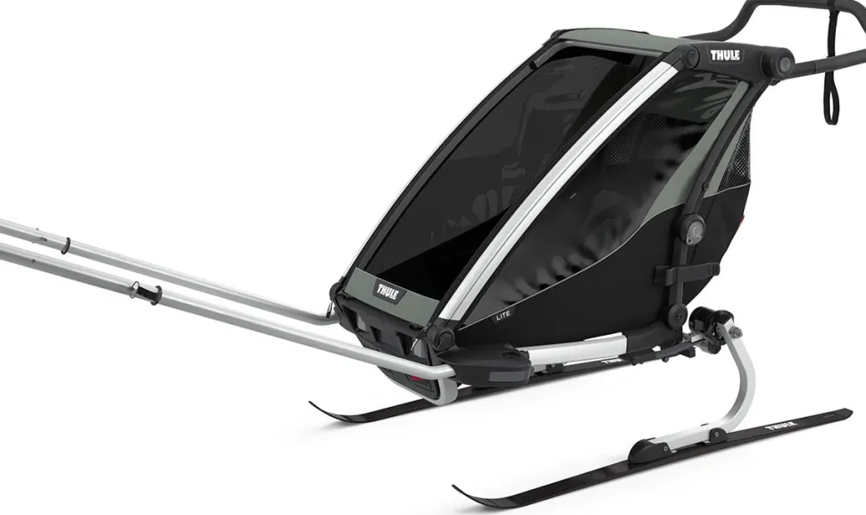 Thule Chariot Lite 1 Single Multisport Trailer + Stroller - Agave
