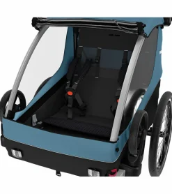 Thule Courier Bicycle Trailer + Pet Kit Bundle - Aegean Blue