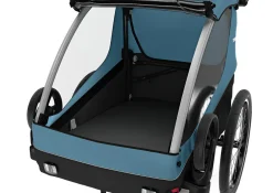 Thule Courier Bicycle Trailer + Stroller - Aegean Blue
