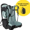 Thule Sapling Child Carrier + Sling Pack Bundle - Black