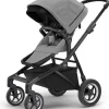 Thule Sleek Single-to-Double Stroller - Black / Grey Melange