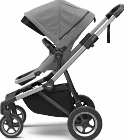 Thule Sleek Stroller + Accessory Set - Grey Melange