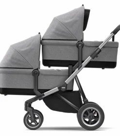 Thule Sleek Stroller + Accessory Set - Grey Melange