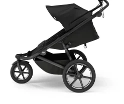 Thule Urban Glide 3 Double Jogging Stroller + Bassinet Bundle - Black