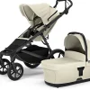 Thule Urban Glide 4-Wheel All-Terrain Stroller + Bassinet Bundle - Soft Beige