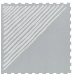 Toddlekind Printed Foam Puzzle Playmat - Sandy Lines - Stone