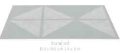 Toddlekind Printed Foam Puzzle Playmat - Sandy Lines - Stone