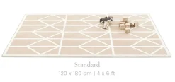 Toddlekind Printed Foam Puzzle Playmat - Nordic - Clay