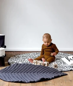 Toddlekind Quilted Cotton Reversible Playmat - Anchor