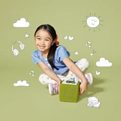 Tonies Toniebox Playtime Puppy Starter Set - Green with Audio Character (3y+)