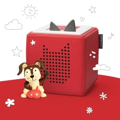 Tonies Toniebox Playtime Puppy Starter Set - Red with Audio Character (3y+)