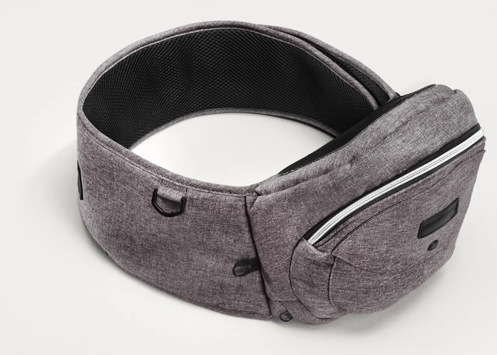 Tushbaby Travel Lite Hip Seat Carrier - Charcoal