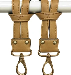 TWELVElittle On-The-Go Stroller Clips - Tan