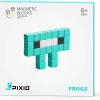 Ukidz PIXIO Mini Monster Frogz - 25 Magnetic Blocks in 3 Colors