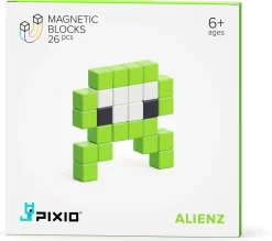 Ukidz PIXIO Mini Monster Alienz - 26 Magnetic Blocks in 3 Colors