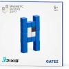 Ukidz PIXIO Mini Monster Gatez - 22 Magnetic Blocks in 3 Colors