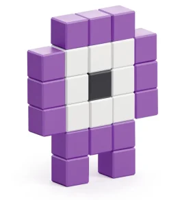 Ukidz PIXIO Mini Monster Iz - 23 Magnetic Blocks in 3 Colors