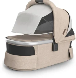 UPPAbaby Bassinet V3 - Declan (Oat Melange / Silver Frame)