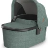 UPPAbaby Bassinet V3 - Gwen (Green Melange / Carbon Frame)