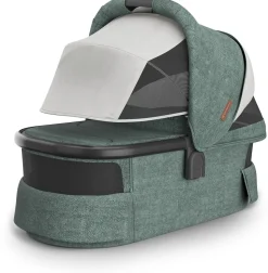 UPPAbaby Bassinet V3 - Gwen (Green Melange / Carbon Frame)