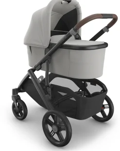 UPPAbaby Bassinet V3 - Savannah (Pearl Gray Jacquard / Carbon Frame)