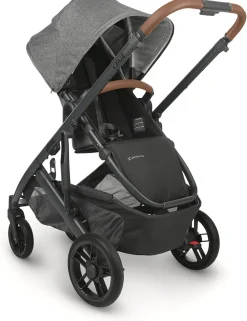 UPPAbaby CRUZ V2 Stroller - Greyson (Charcoal Melange/Carbon/Saddle Leather)