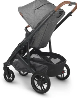 UPPAbaby CRUZ V2 Stroller - Greyson (Charcoal Melange/Carbon/Saddle Leather)