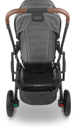 UPPAbaby CRUZ V2 Stroller - Greyson (Charcoal Melange/Carbon/Saddle Leather)