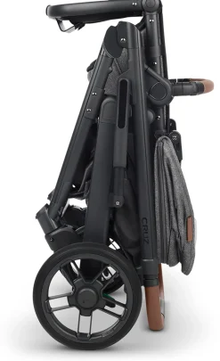 UPPAbaby CRUZ V2 Stroller - Greyson (Charcoal Melange/Carbon/Saddle Leather)