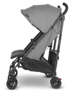 UPPAbaby G-LINK V2 Side by Side Double Stroller - Greyson (Charcoal Melange / Carbon)