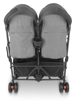 UPPAbaby G-LINK V2 Side by Side Double Stroller - Greyson (Charcoal Melange / Carbon)