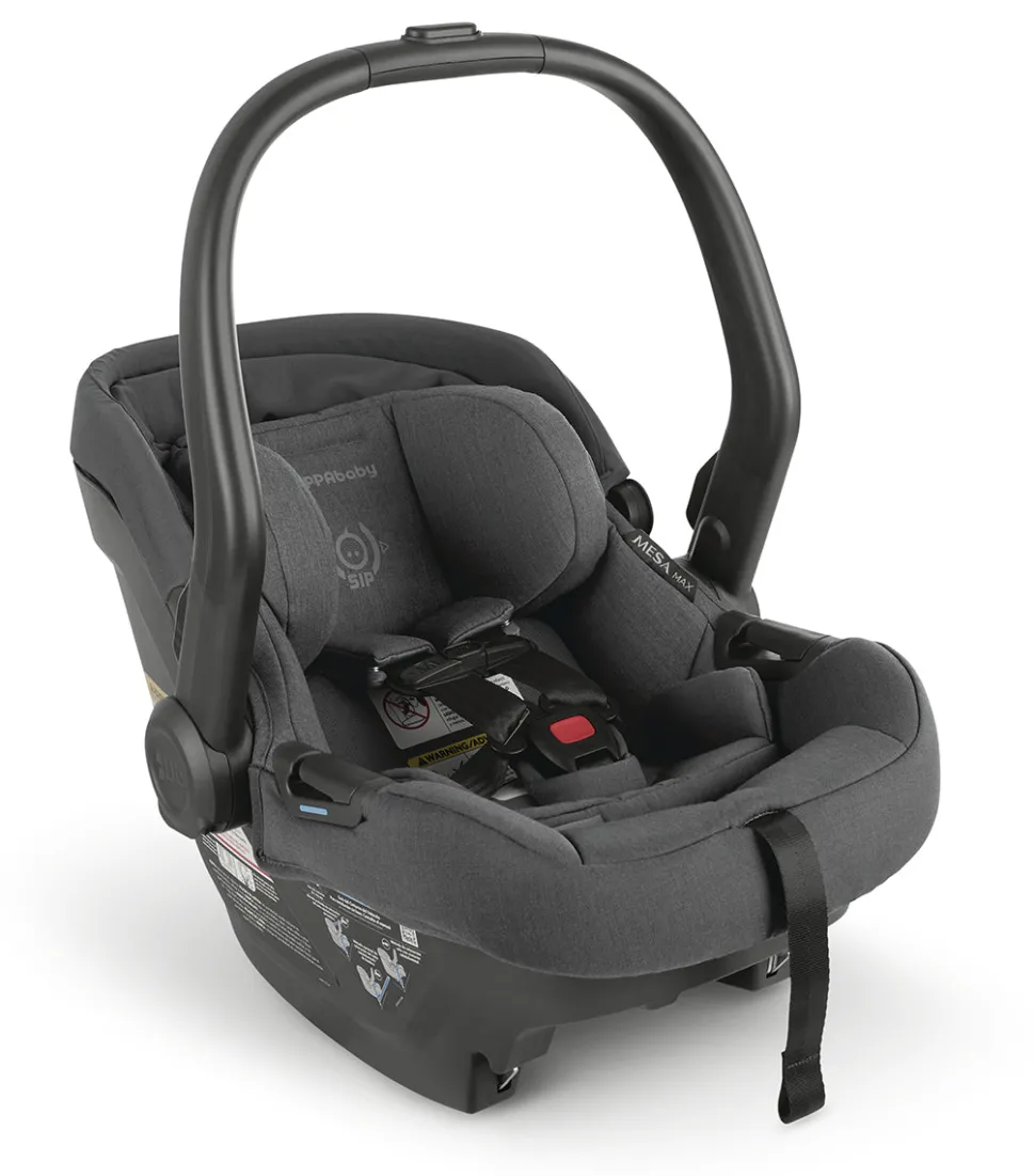 UPPAbaby MESA MAX Infant Car Seat with Load Leg and Anti-Rebound Bar - Anthony (White Grey Marl)