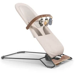 UPPAbaby Mira Bouncer Toy Bar - Forest Fun (Grey / Walnut Wood)