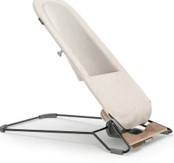 UPPAbaby Mira 2-in-1 Bouncer and Seat - Charlie (Sand Melange / Black Frame / Walnut Wood)
