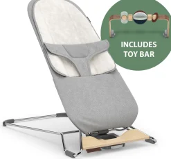 UPPAbaby Mira 2-in-1 Bouncer + Toy Bar Bundle - Stella / Wonder Wheel