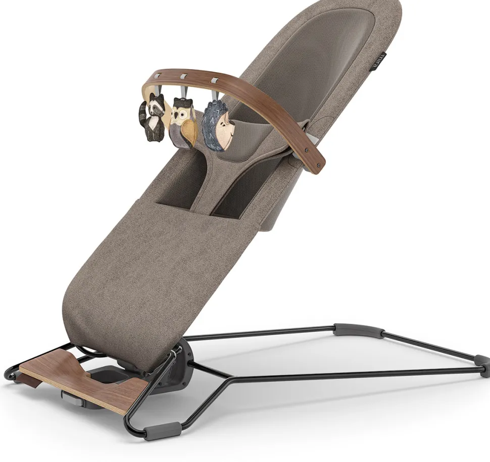 UPPAbaby Mira 2-in-1 Bouncer + Toy Bar Bundle - Stella / Forest Fun