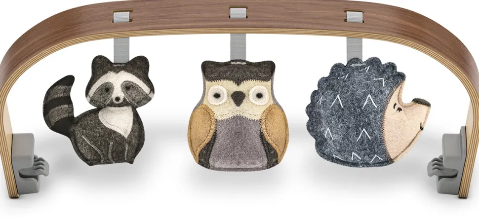 UPPAbaby Mira 2-in-1 Bouncer + Toy Bar Bundle - Stella / Forest Fun