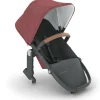 UPPAbaby OPEN BOX RumbleSeat V2+ - Lucy (Rosewood Melange / Carbon Frame / Saddle Leather)