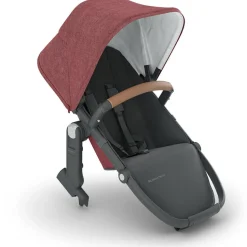 UPPAbaby OPEN BOX RumbleSeat V2+ - Lucy (Rosewood Melange / Carbon Frame / Saddle Leather)