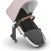 UPPAbaby RumbleSeat V2+ - Alice (Dusty Pink / Silver Frame / Saddle Leather)