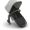 UPPAbaby RumbleSeat V3 - Savannah (Pearl Gray Jacquard / Carbon Frame / Chestnut Leather)