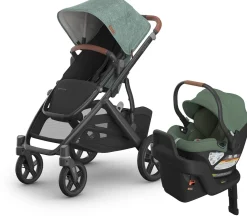 UPPAbaby Vista V3 + Aria Travel System Bundle - Gwen / Gwen