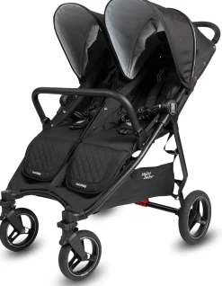 Valco Slim Twin Double Stroller Sport Edition - Raven